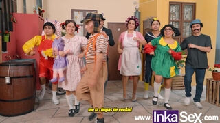 El Chibolo +18 - Don Panzón collects his rent by eating Cholondrina's ham sandwich - CAP 2