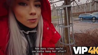 Cuckold boyfriend stays aside and watches his girlfriend fuck in ffm