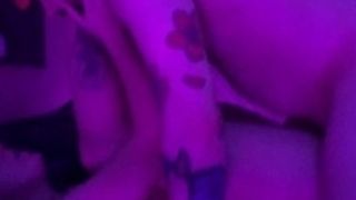 '(Cum in mouth) We took mushrooms and made love while we were peaking'