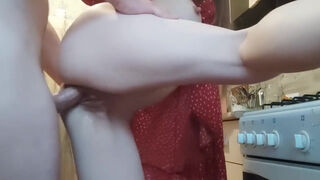 A Date With A Huge Dildo Ended For A Milky Milf With Hard Sex