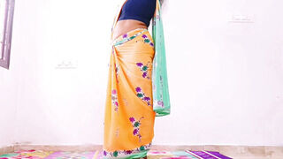 Desi Saree Beautiful Aunty Hardcore and Doggy Style Fucking Daughter's Husband Big Dick. Telugu Dirty Talks.