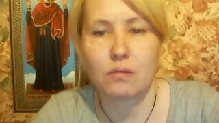 Hot 48 Yo Russian Mature Tamara Play On Skype