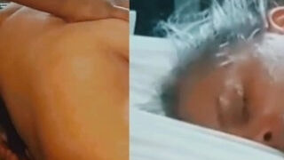Pov cums hard from strapon