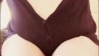 Slutty wife makes her pussy drip by fucking her big dildo!