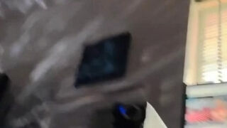 Big Boobed Blonde Masturbates With A Dildo In The Bathroom
