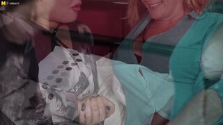 Two Mature Lesbians With Big Naturals Go All The Way - MatureNL