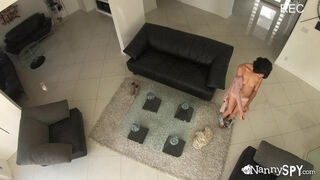 Cock Teasing Nanny Gets The Job Done - NannySpy