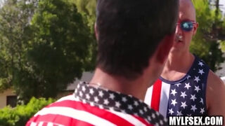 Busty Bikini Milf Gets Served A Dick On A Bun At July 4 Bbq With Richelle Ryan