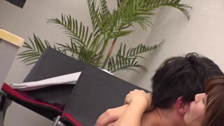 XB2404-Creampie fuck with a busty cleaner who cleans the office