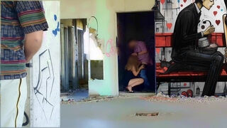 Step son mec se branle a la regardant prise dans un squat