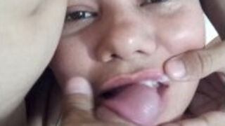 Semen en los dientes