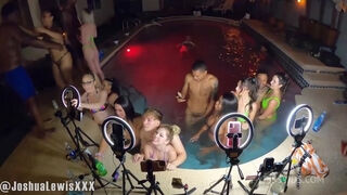 Public Pool Party Fuck Fest With Multiple Friends - Real Girls Fuck - PissVids