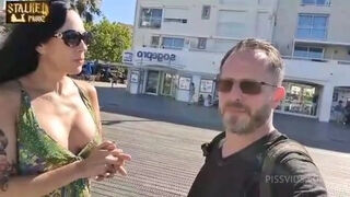 TOTAL FUCKED UP ANAL-HILIATION of Adeline Lafouine, DAP with dildo, Anal Fist, Squirt from ass fist, Face Fucking [PART 1] - PissVids