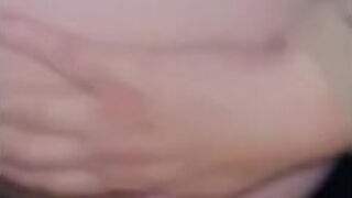 Teacher  Ass Spreading  in School Parking Lot