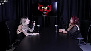 MELHORES MOMENTOS DE MELITTA COFFEE NO FIRE CAST COM BABY FIRE - (WATCH ON: SHEER/RED)