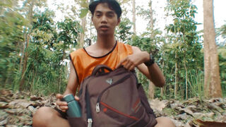 Lost in the forest alone imagining a handsome guy with a big dick approaching me part 1
