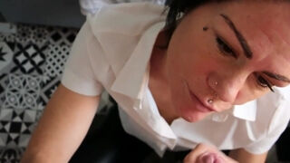 elle adore quant je lui crache sur Step son visage