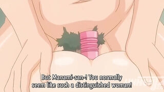 HENTAI! Older Stepsister Makes Out With Stepbrother's Penis in a Hot Shower + ANAL