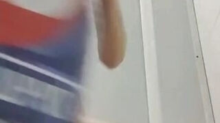 What is a MILF doing in a shopping mall bathroom?