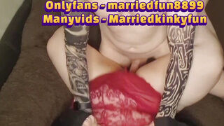 Bbw milf fucked on the sofa