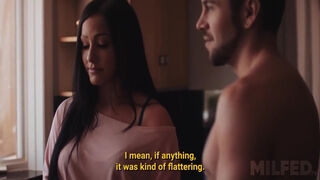 Stepmom Spying On Her Stepson Gets Caught & Fucked With Double Cumshots W 12 Min With Jennifer White And Dante Colle