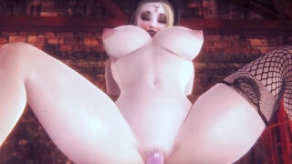 Resident Evil - House Dimitrescu uncensored porn Compilation