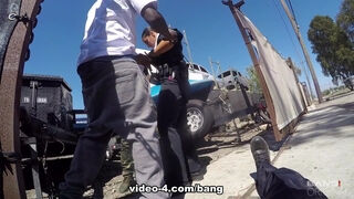 Sheena Ryder is a dirty cop that gets fucked by three BBC - ScrewTheCops