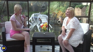 British Mature Lesbian Has Sex With A Hot Young Babe - MatureNL