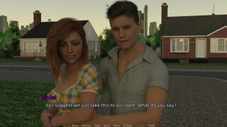 New Neighborhood - V0.4.1 - Ted Got a Blowjob From Violet and Came on Her Face