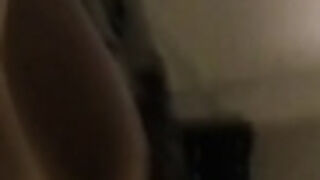 Big ass pale brunette milf with