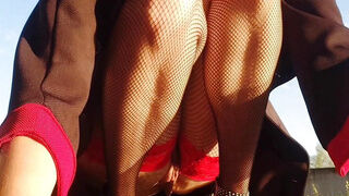 It's a Beautiful Sunny Day and I'm in Beautiful Stockings