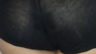 CON MI EX PAREJA LATINA EN RICOS SHORTS