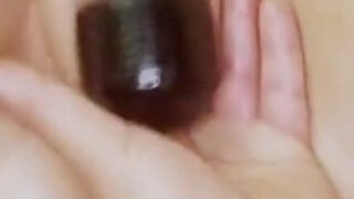Using My Wand to Play with My Clit While My Husband Finger Fucks Me