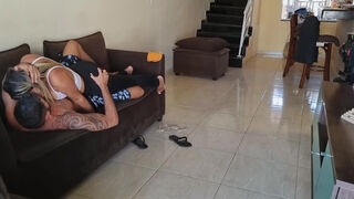 Curvy Bigassed Brazilian Cleaning Lady Doesn't Miss The Chance To Try BWC Of Her Boss's Husband