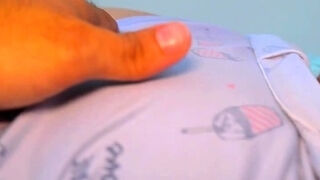 Oiled melons and ginormous rump in reverse cowgirl with POV