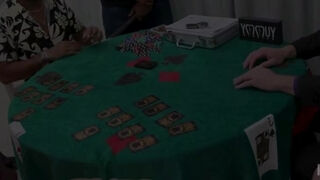 Cuckold husband looses Cards Game and His Beautiful Wife Bruna