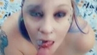 Secret blow job in public with lover