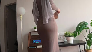 fucking Muslim stepmom in POV - Her ass is insane!