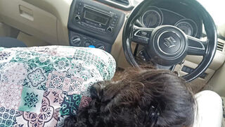 office manager enjoying hot Romance with married colleague inside car part 3