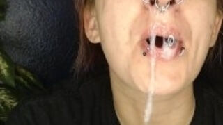 Extreme Nose Blow Thick Stringy Mess