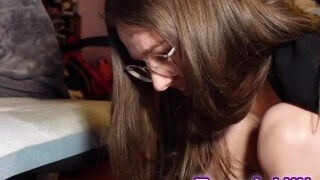extrem CREAMY FAT PUSSY! 18yo Skinny Teen