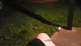 Very Long White Uncut Cock Teases in Front of the Camera