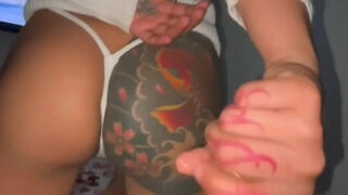 Inked Passion: Reverse Ride to a Vibrant Finish in POV