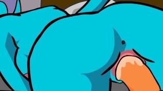 'El Increible Mundo de Gumball Parodia Animada Hentai MILF Follada'