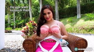PornMegaLoad - Kim Velez Braces For Big Tit Fun In The Country