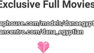 Dana, an Egyptian Arab Muslim with big boobs Anal creampie