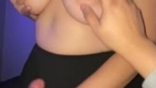 Mexicana con las tetas perfectas me da una mamadota