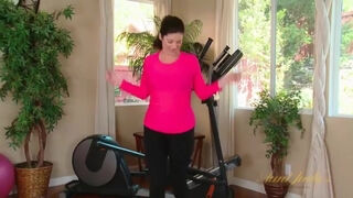 Alicia Silver works out her body AND pussy