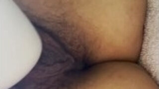 Hairy Pulsating Pussy Cream Pie