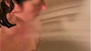 Real Homemade Amateur Wife Betty in the Shower